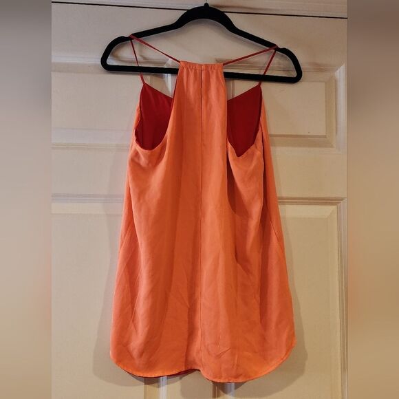 Pink and red reversible flowey tank M - Picture 4 of 6